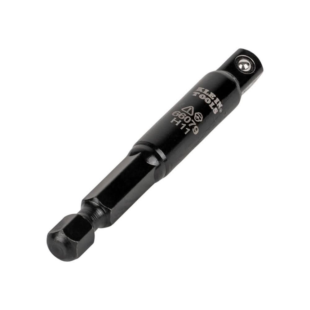 Klein Tools 66079 Flip Impact Socket Adapter, Small, 1/4 to 1/4-Inch - Image 2
