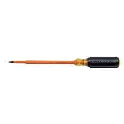 Klein Tools 661-7-INS Insulated Screwdriver, #1 Square with 7-Inch Shank - Image 1