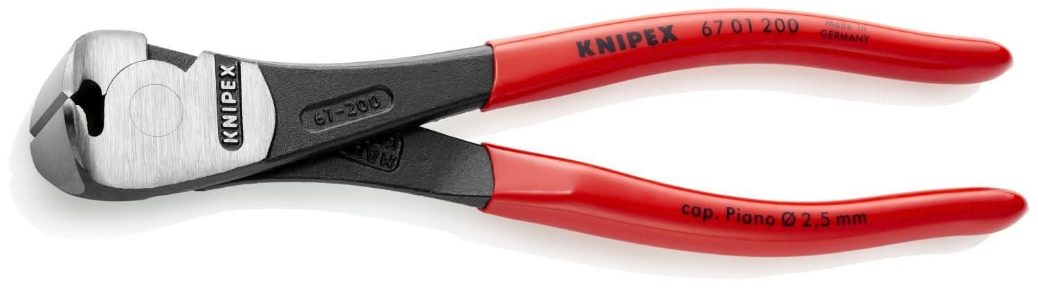 Knipex 67 01 200 High Leverage End Cutting Nippers - Image 2