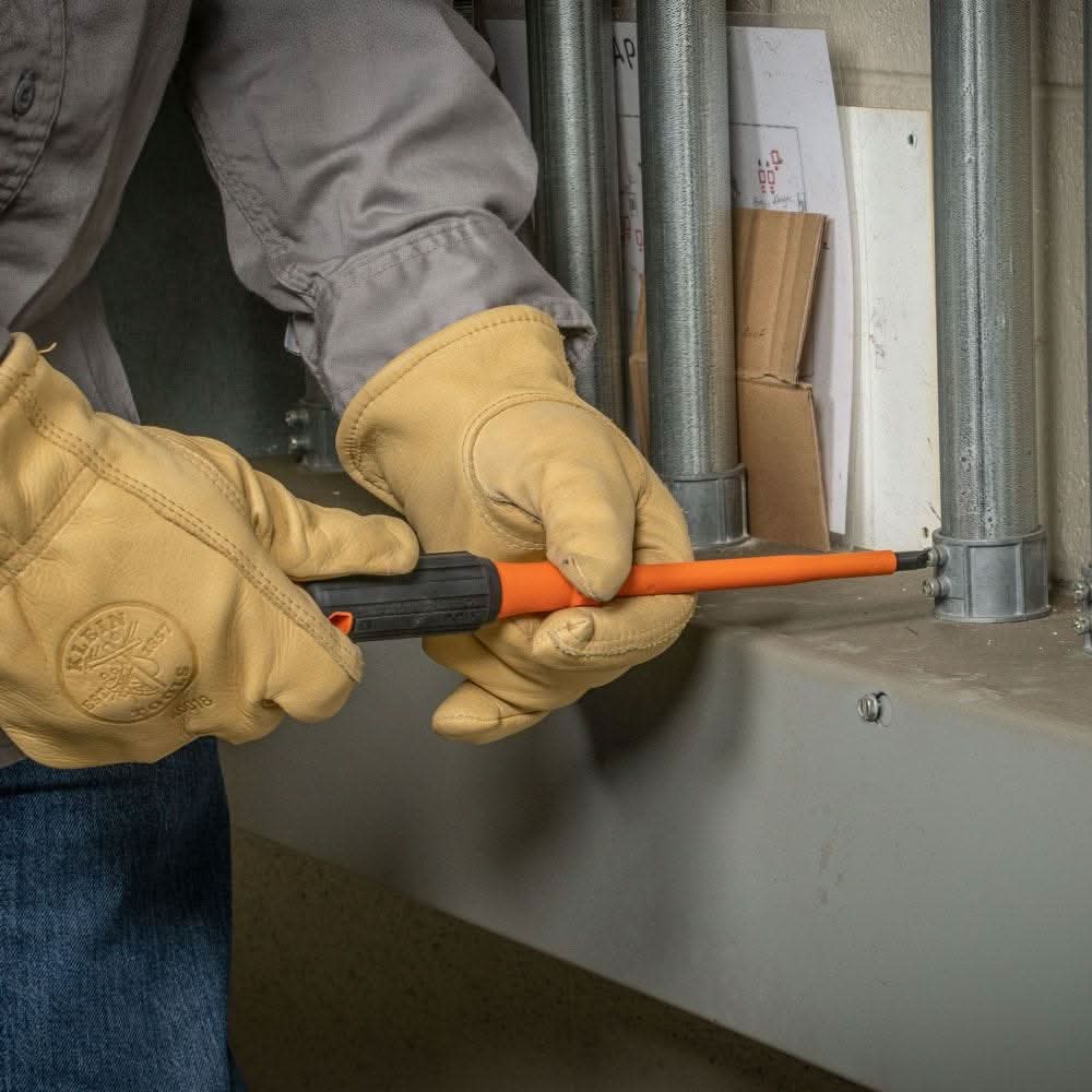 Klein Tools 6866INS Insulated Screwdriver, 5/16-Inch Cabinet Tip, 6-Inch Shank - Image 3