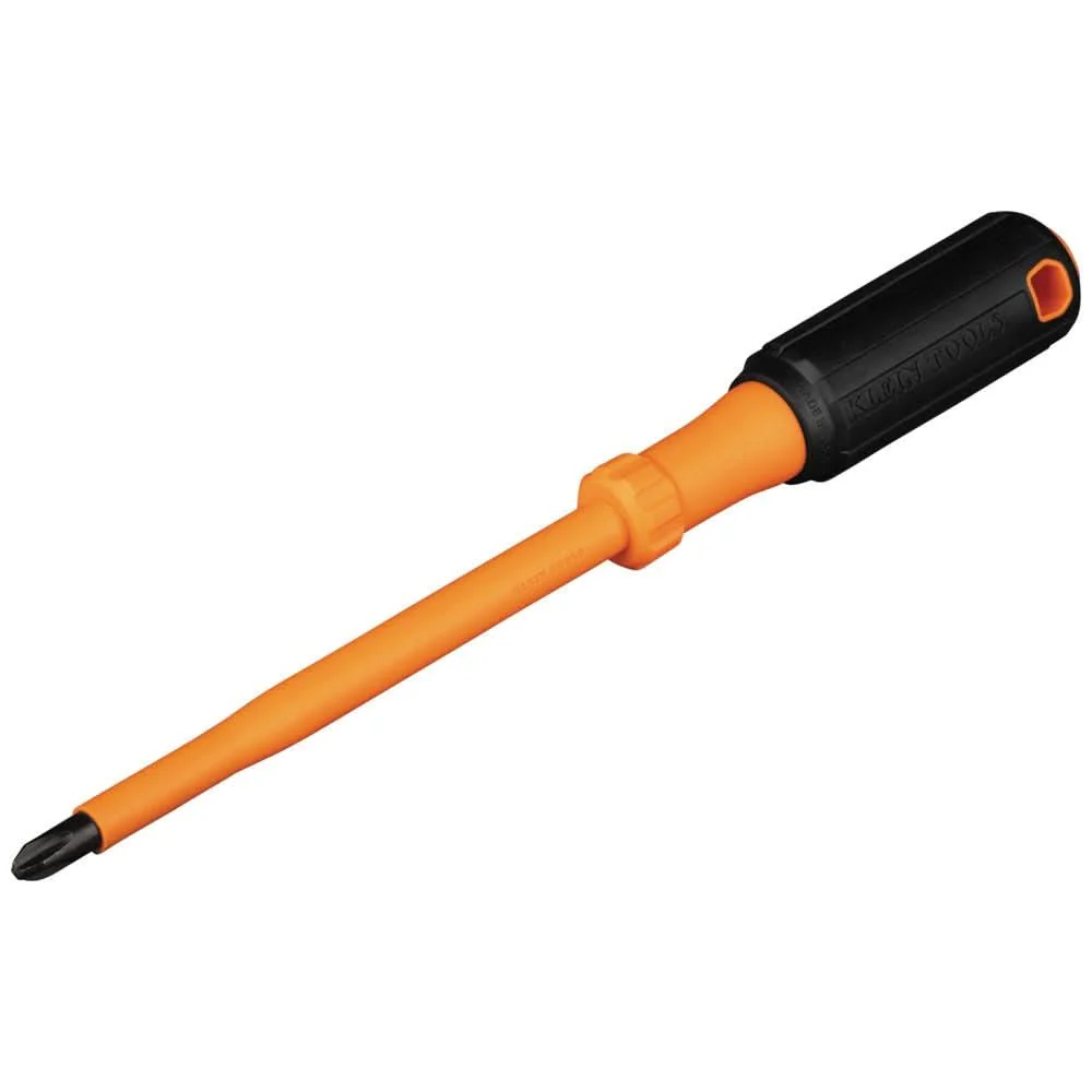 Klein Tools 6876INS Insulated Screwdriver, #3 Phillips Tip, 6-Inch Shank - Image 1