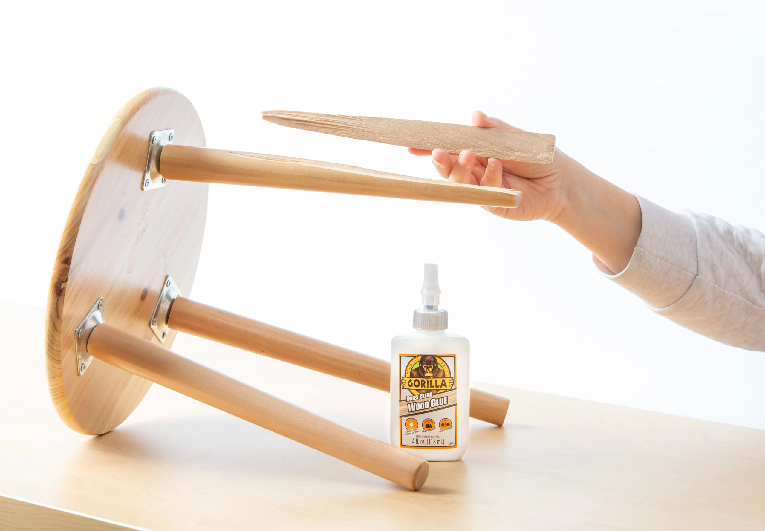 Gorilla Glue Wood Glue Dries Clear, 4-fl.oz. (109788) - Image 3
