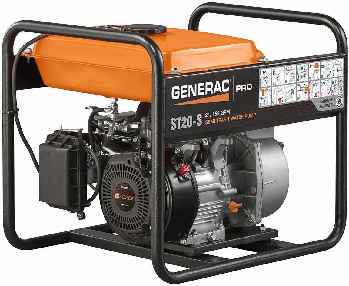 Generac 6919 2-Inch Semi-Trash Water Pump - Image 3