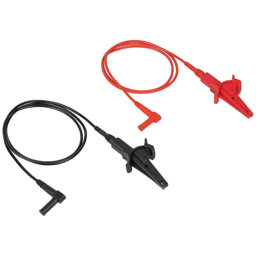 Klein Tools 69381 Heavy-Duty Alligator Clip Test Leads, 3-Foot