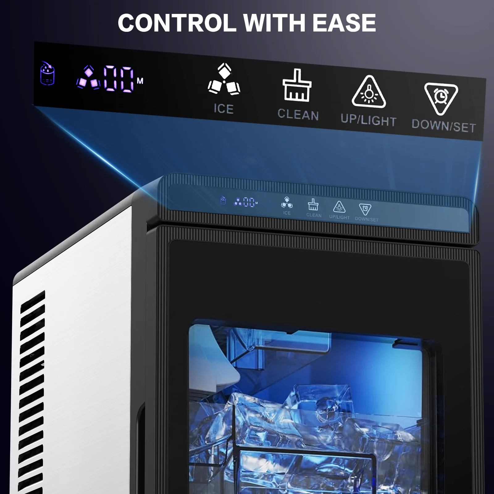 Advwin Countertop Ice Maker with Self-Cleaning - Image 3