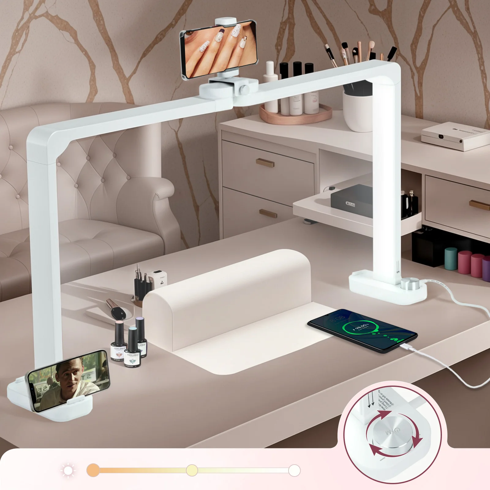 Advwin Nail Lamp Foldable with USB Ports - Image 1