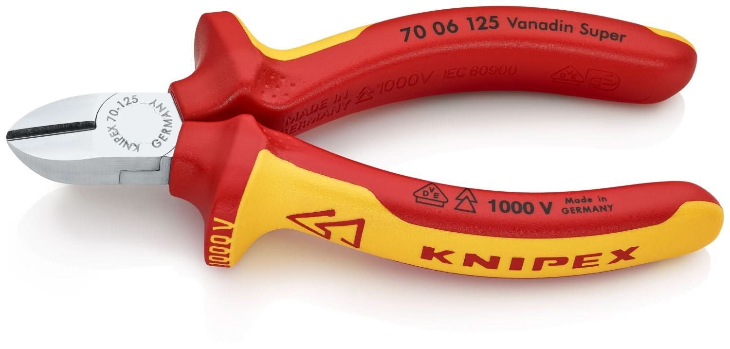 Knipex 70 06 125 Diagonal Cutters-1000V Insulated - Image 2