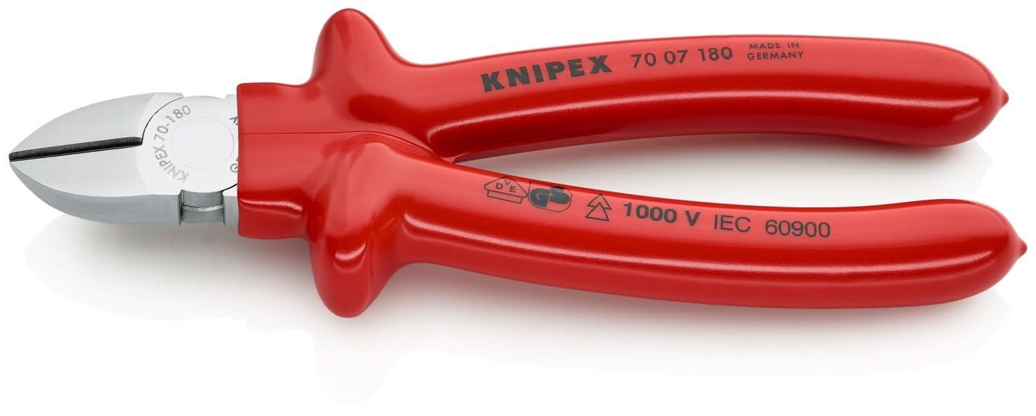 Knipex 70 07 180 Diagonal Cutters-1000V Insulated - Image 2