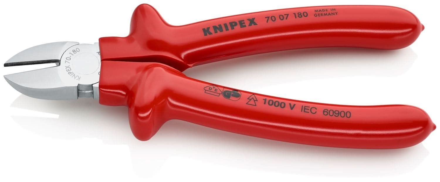 Knipex 70 07 180 Diagonal Cutters-1000V Insulated - Image 3