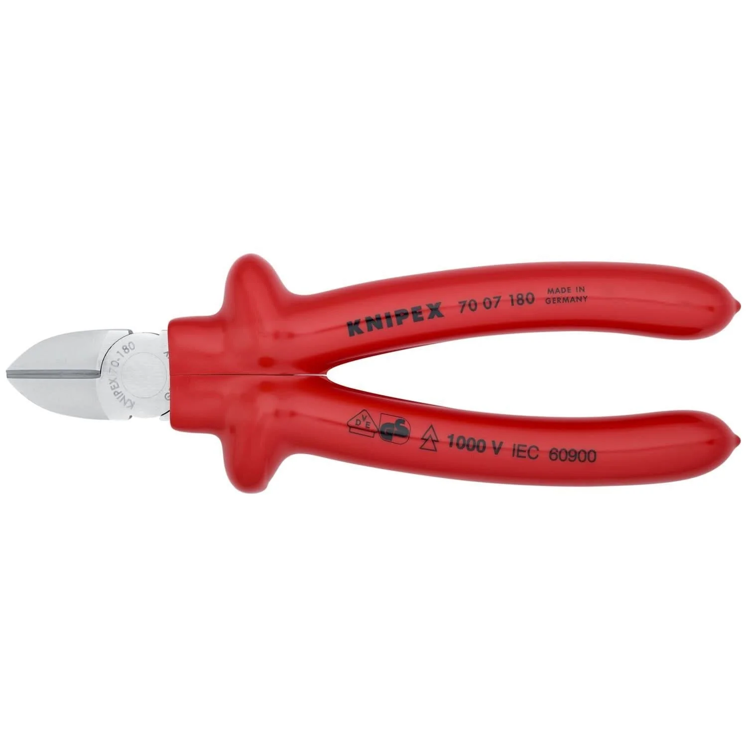 Knipex 70 07 180 Diagonal Cutters-1000V Insulated