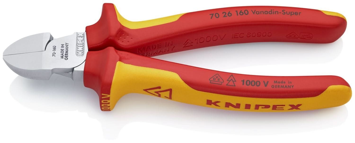 Knipex 70 26 160 Diagonal Cutters-1000V Insulated - Image 2