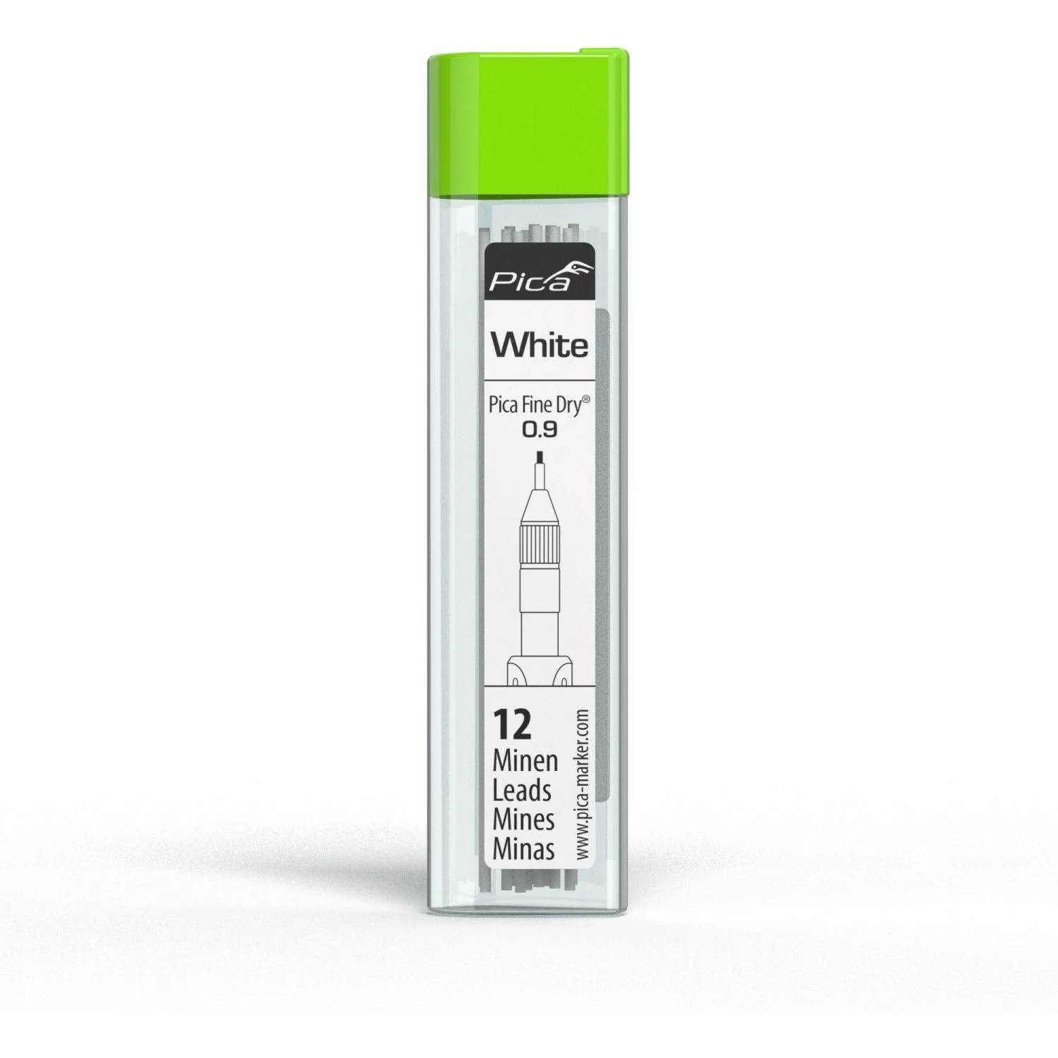 Pica 7032 Fine-Dry Refill Set White, 12-Pack - Image 1