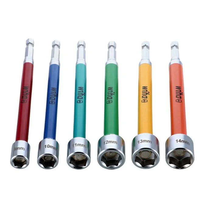Wiha 70487 6 Piece Color Coded Magnetic Nut Setter Set, Metric - Image 2
