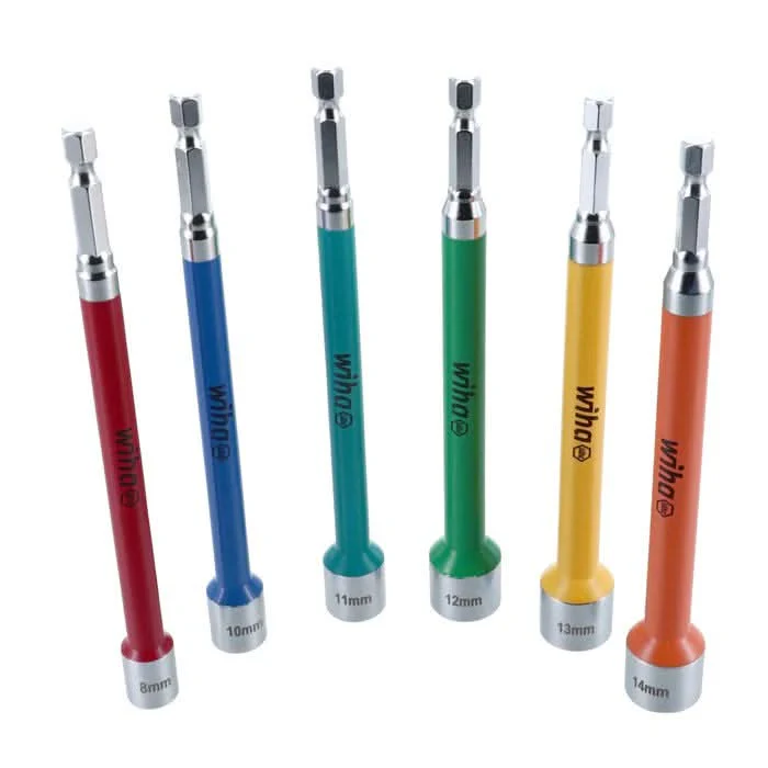 Wiha 70487 6 Piece Color Coded Magnetic Nut Setter Set, Metric - Image 3