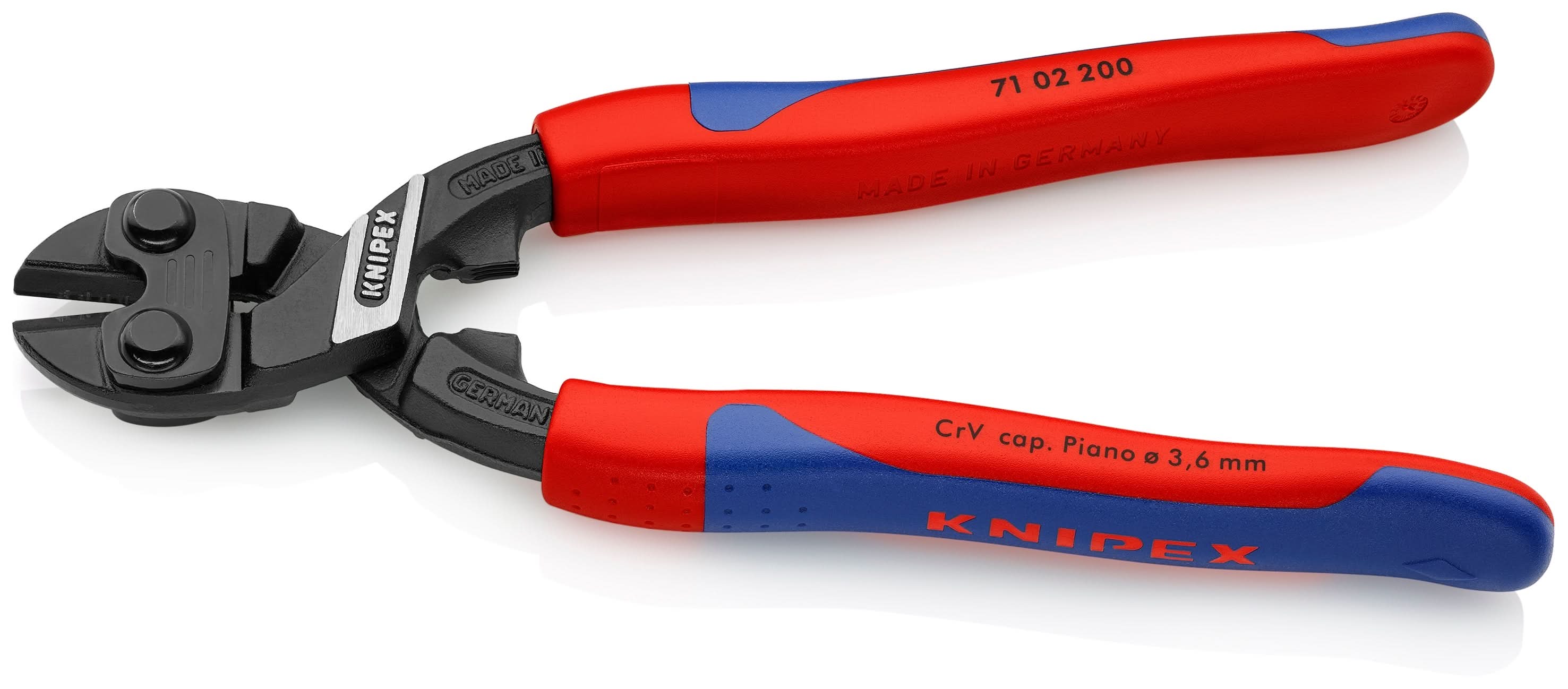 Knipex 71 02 200 SBA 8 in. CoBolt High Leverage Compact Bolt Cutters - Image 2