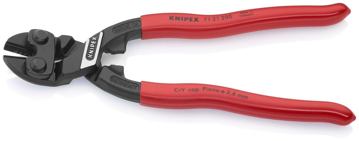 Knipex 71 21 200 CoBolt High Leverage 20&deg; Angled Compact Bolt Cutters - Image 3