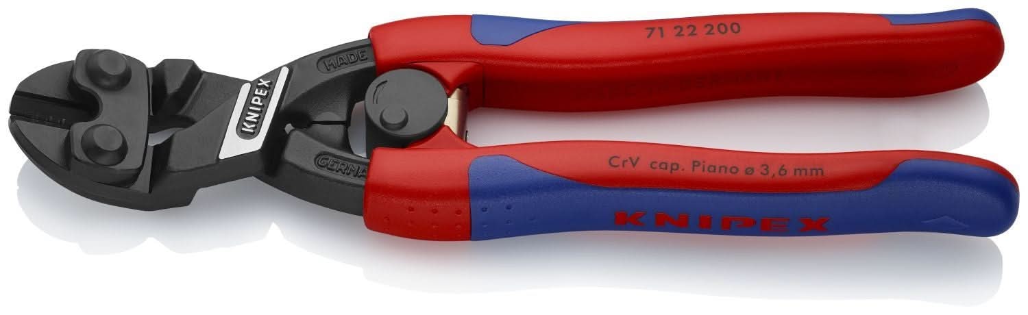 Knipex 71 22 200 CoBolt High Leverage 20&deg; Angled Compact Bolt Cutters - Image 2