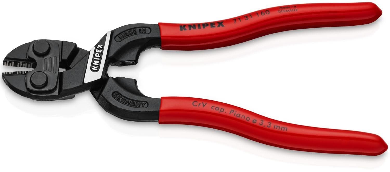 Knipex 71 31 160 CoBolt S Compact Bolt Cutters-Notched Blade - Image 3