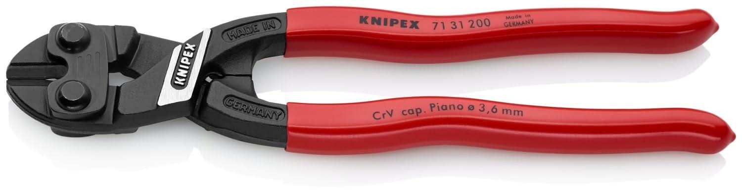 Knipex 71 31 200 CoBolt High Leverage Compact Bolt Cutters-Notched Blade - Image 2
