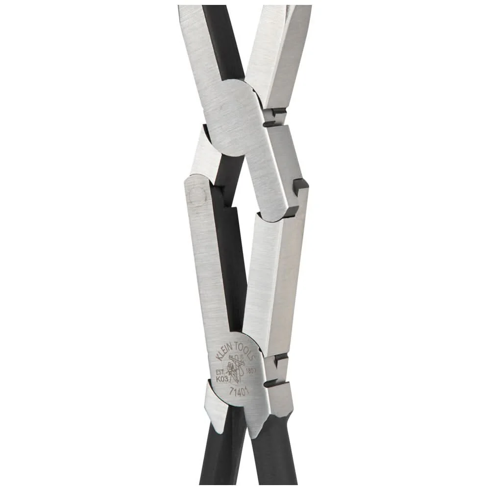 Klein Tools 71402 2-Piece Long Reach Needle Nose and Bent Nose Pliers Set, 13 in. - Image 3