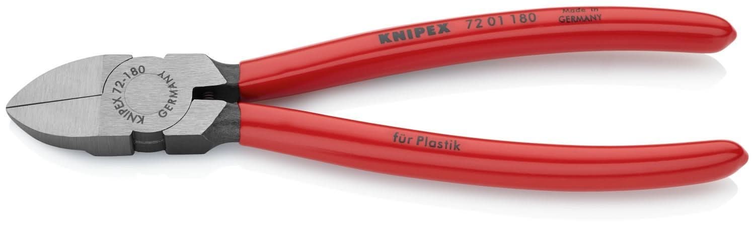 Knipex 72 01 180 Diagonal Pliers for Flush Cutting Plastics - Image 2