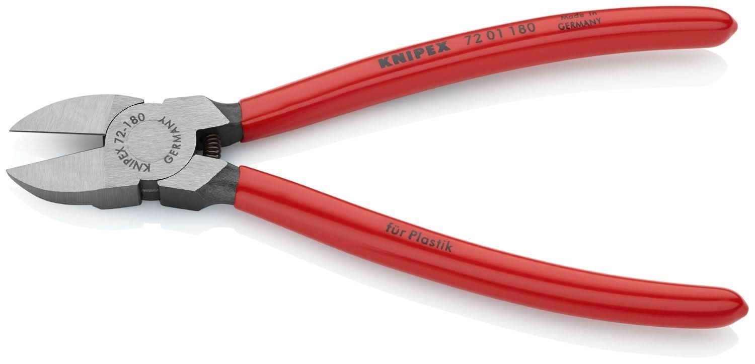 Knipex 72 01 180 Diagonal Pliers for Flush Cutting Plastics - Image 3