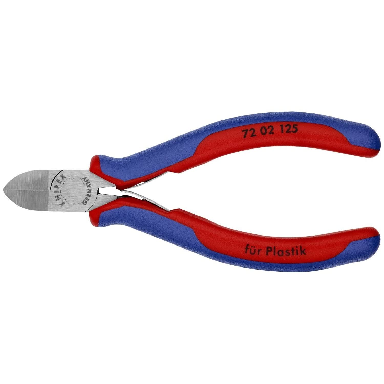 Knipex 72 02 125 Diagonal Pliers for Flush Cutting Plastics