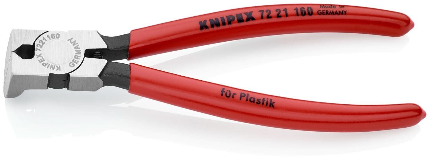 Knipex 72 21 160 Diagonal Pliers for Flush Cutting Plastics 85&deg; Angled - Image 2