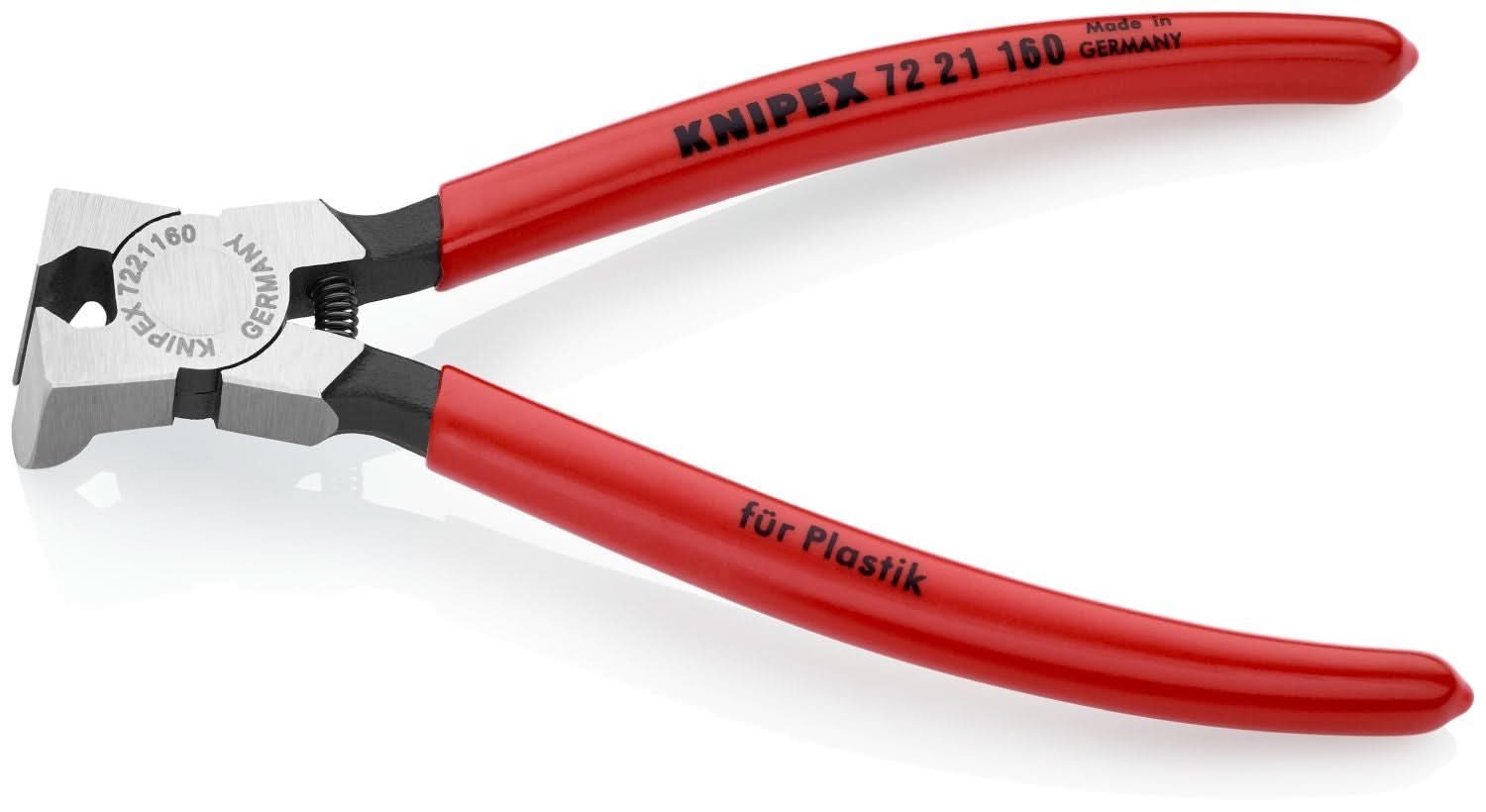 Knipex 72 21 160 Diagonal Pliers for Flush Cutting Plastics 85&deg; Angled - Image 3
