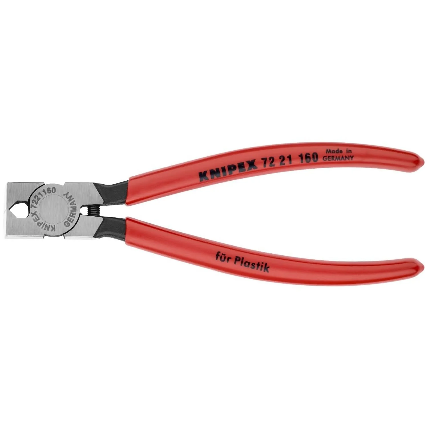 Knipex 72 21 160 Diagonal Pliers for Flush Cutting Plastics 85&deg; Angled