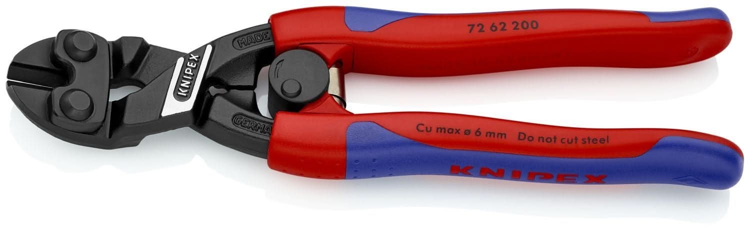 Knipex 72 62 200 High Leverage Flush Cutter for Plastic and Soft Metal - Image 2