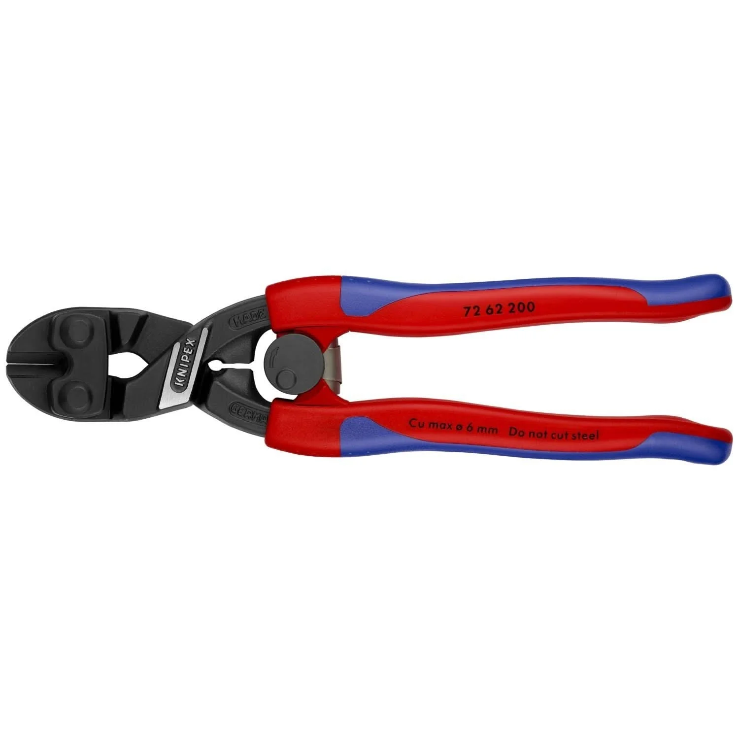 Knipex 72 62 200 High Leverage Flush Cutter for Plastic and Soft Metal