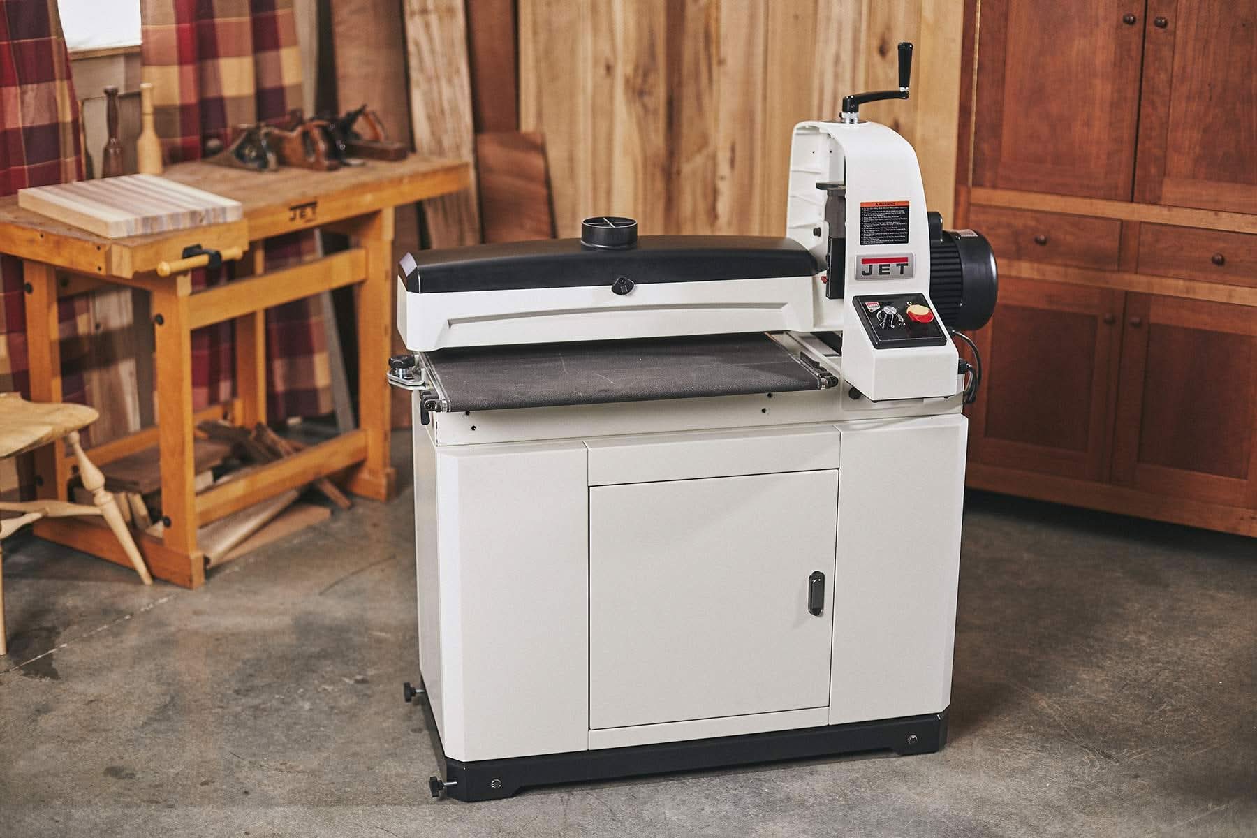 Jet 723544CSK JWDS-2550 Drum Sander With Closed Stand - Image 2