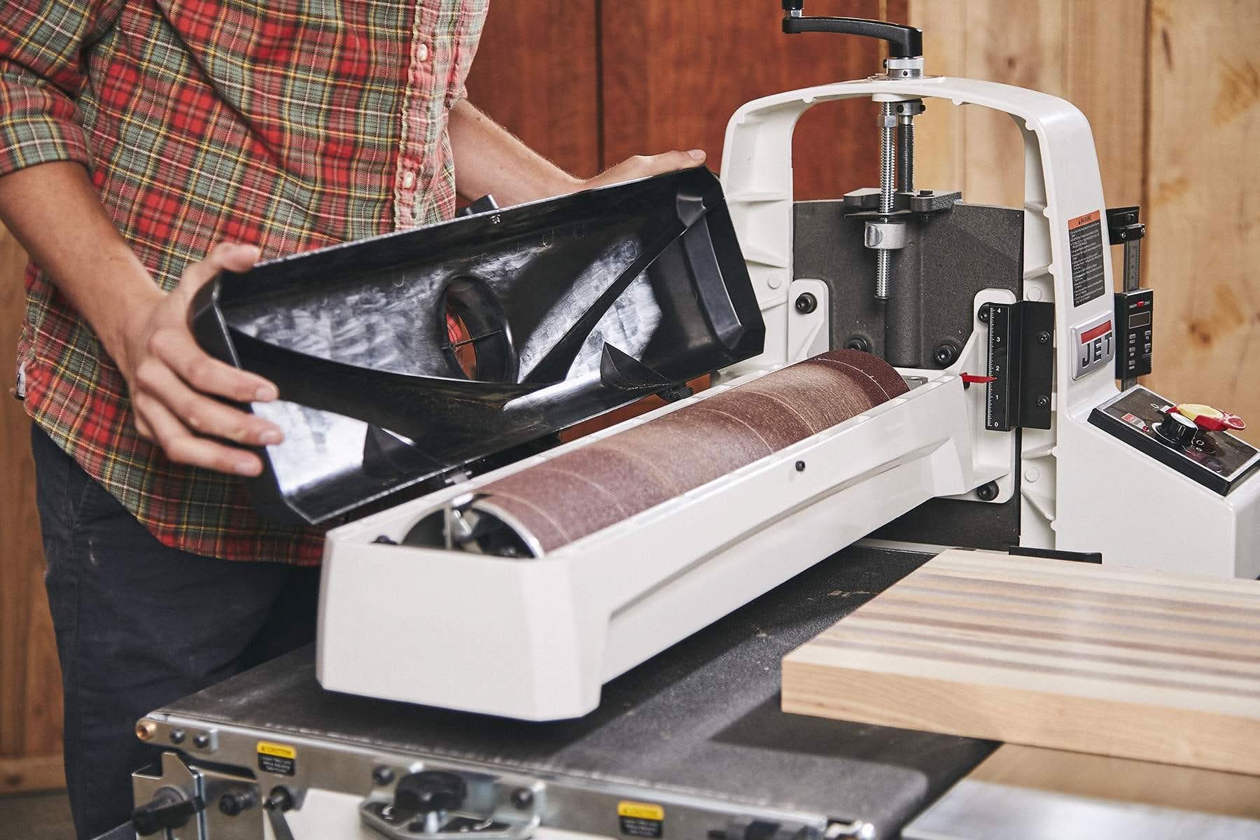 Jet 723544CSK JWDS-2550 Drum Sander With Closed Stand - Image 3