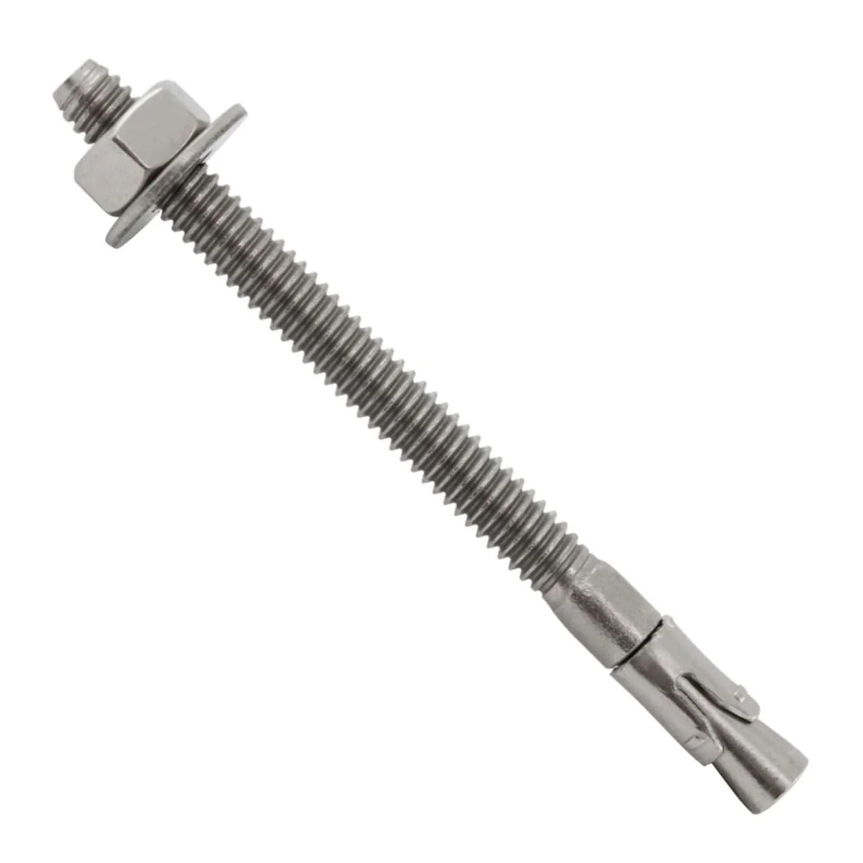 DeWalt 7304SD4 1/4" X 3-1/4" Power-Stud+ SD4 Stainless Steel Wedge Expansion Anchor (100-Pack) - Image 1