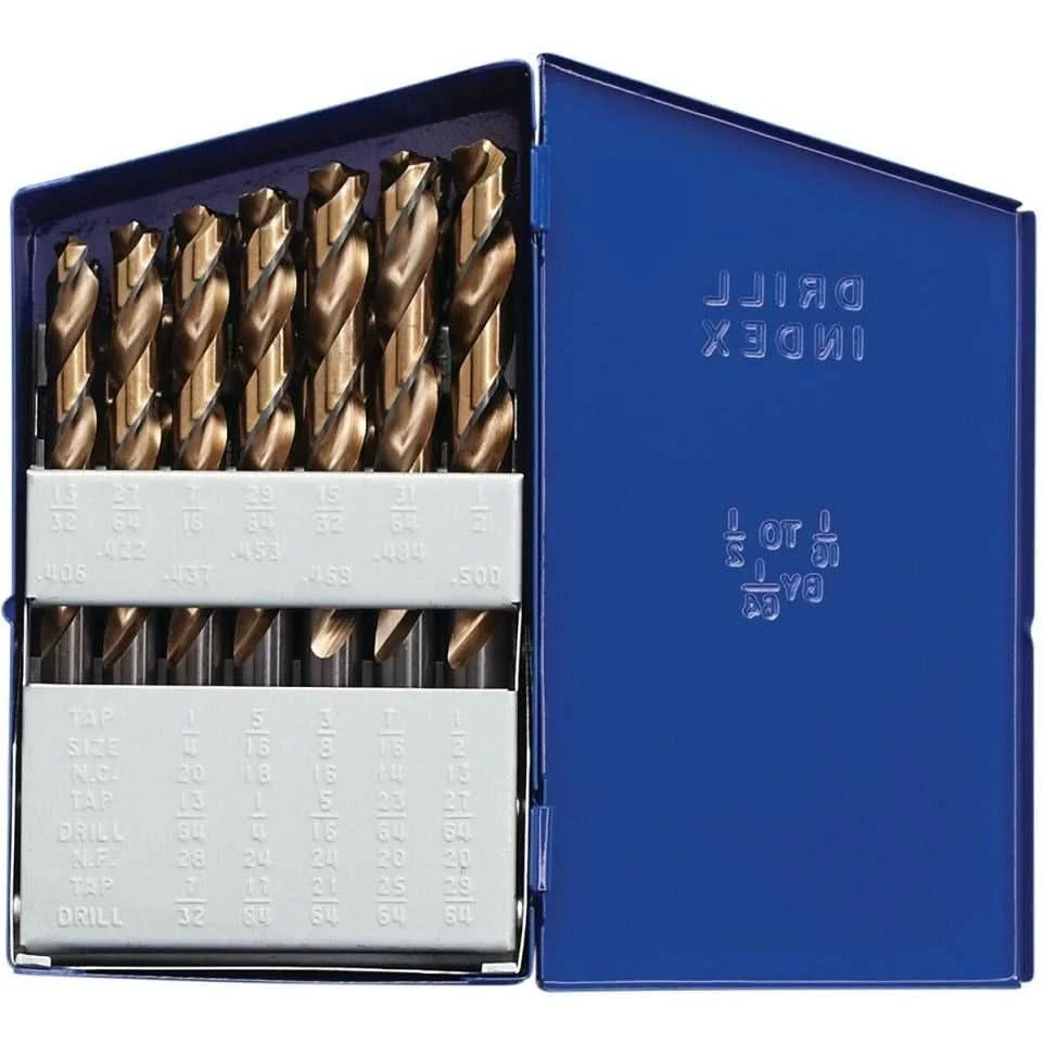 Irwin 73138 High Speed Steel Drill Turbo Point Tip 29 Piece Set - Image 1
