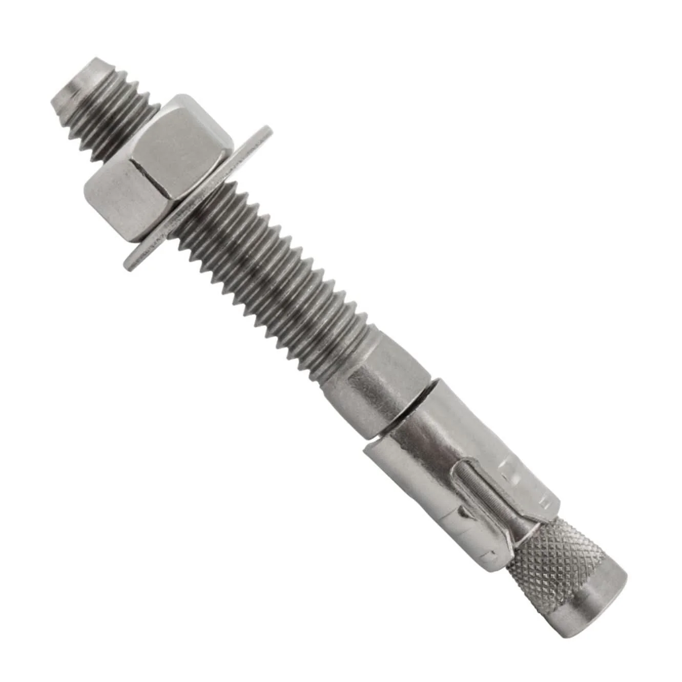 DeWalt 7313SD4 3/8" X 3" Power-Stud+ SD4 Stainless Steel Wedge Expansion Anchor (50-Pack) - Image 1