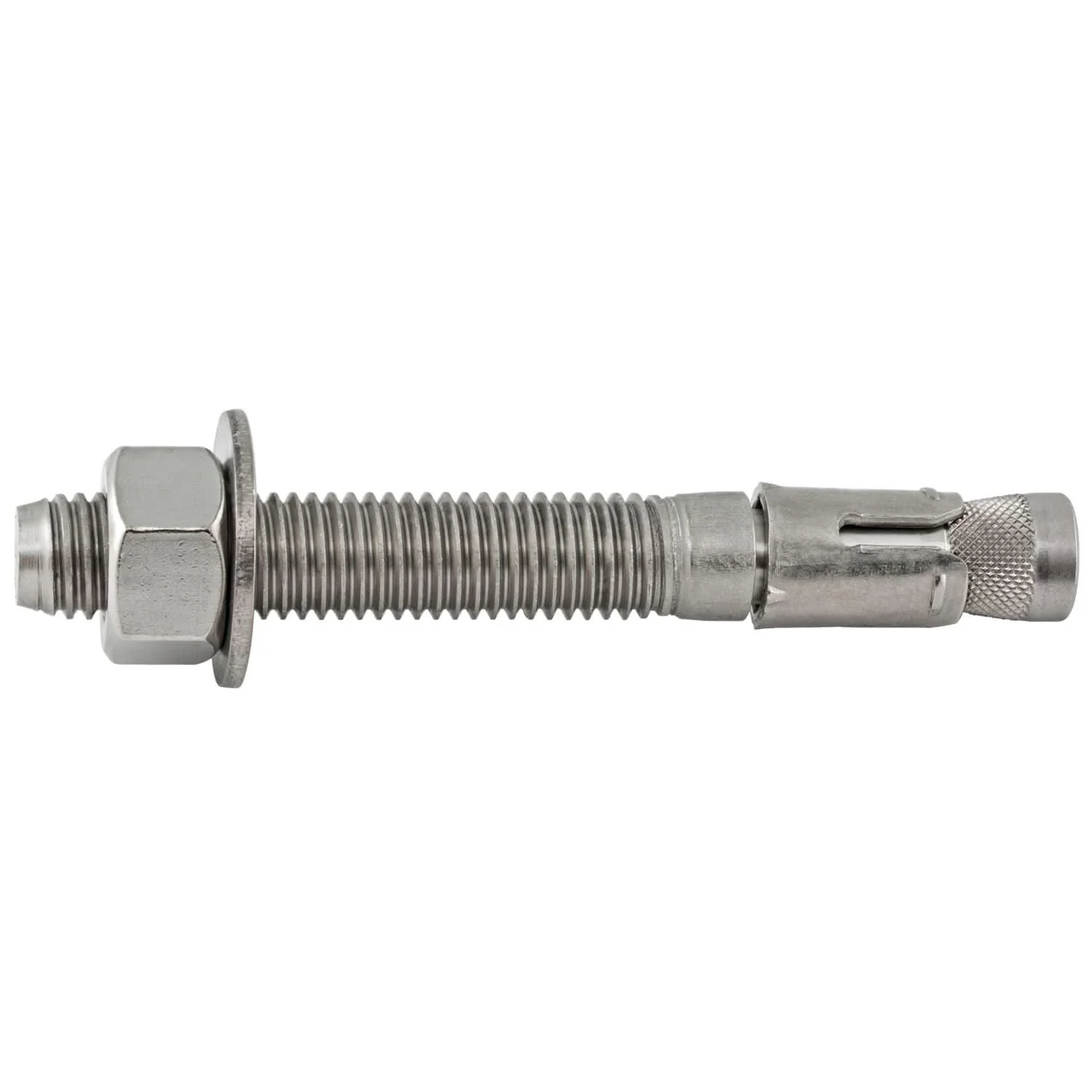 DeWalt 7333SD4 Power-Stud+ Stainless Steel Wedge Expansion Anchor, 5/8 in. x 5 in. (25-Pack) - Image 1