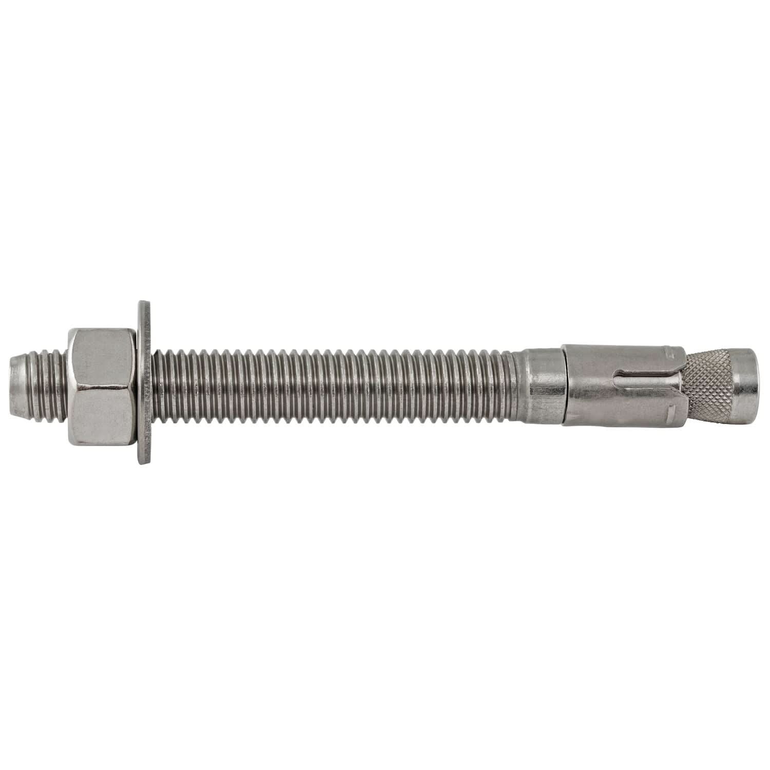 DeWalt 7334SD4 Power-Stud+ Stainless Steel Wedge Expansion Anchor, 5/8 in. x 6 in. (25-Pack)