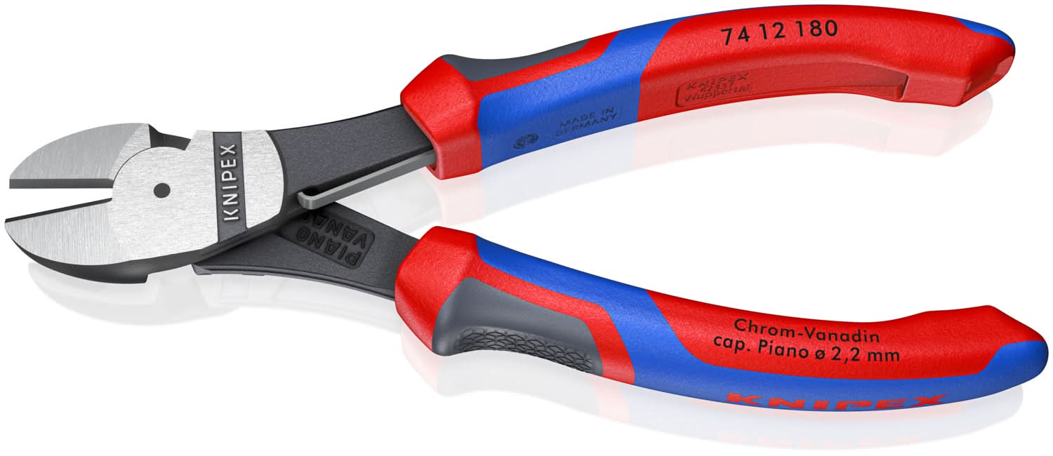 Knipex 74 12 180 High Leverage Diagonal Cutters-Spring - Image 3