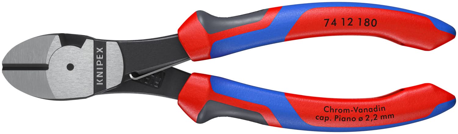 Knipex 74 12 180 High Leverage Diagonal Cutters-Spring