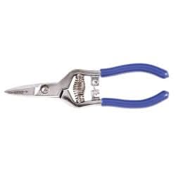 Klein Tools 744 Spring Action Snip, 6-3/4-Inch - Image 1