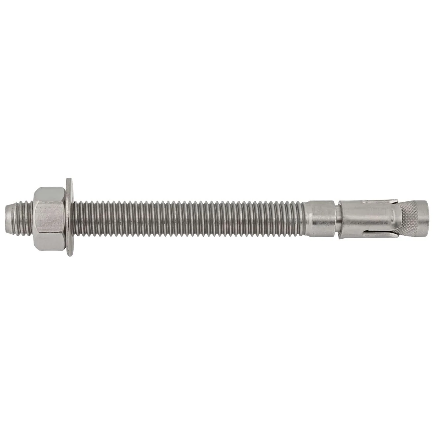 DeWalt 7636SD6 Power-Stud+ SD6 Stainless Steel Wedge Expansion Anchor, 5/8 in. x 7 in. (25-Pack) - Image 1