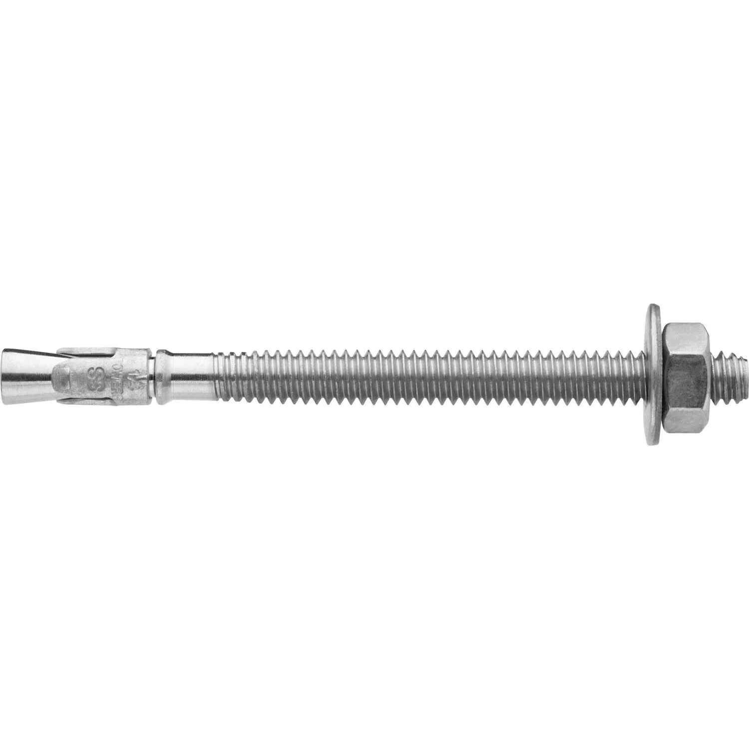 DeWalt 7640SD6 Power-Stud+ SD6 Stainless Steel Wedge Expansion Anchor, 3/4 in. x 4-1/4 in. (20-Pack) - Image 1