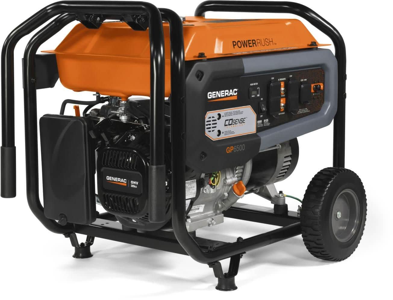 Generac 7680 GP6500 COsense 6500-Watt Portable Generator - Image 3