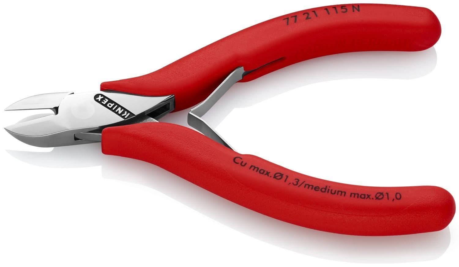 Knipex 77 21 115 N Electronics Diagonal Cutters - Image 3