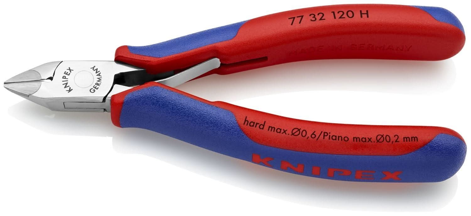 Knipex 77 32 120 H Electronics Diagonal Cutters-Carbide Metal Cutting Edges - Image 2