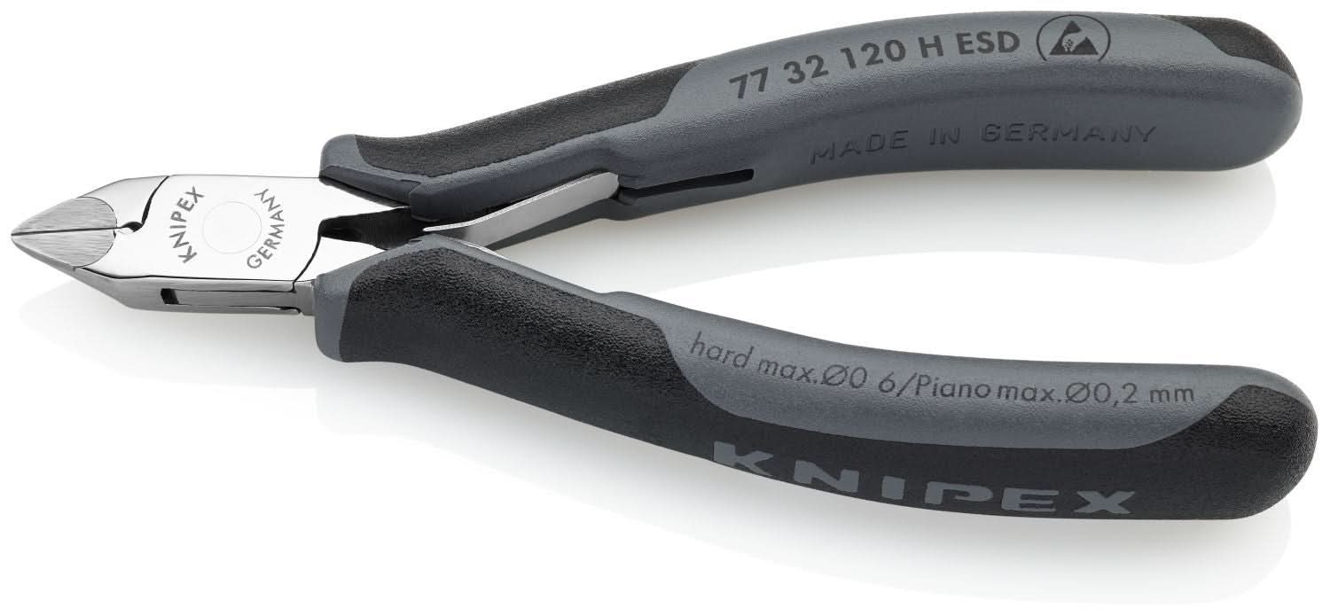Knipex 77 32 120 H Electronics Diagonal Cutters-Carbide Metal Cutting Edges - Image 3