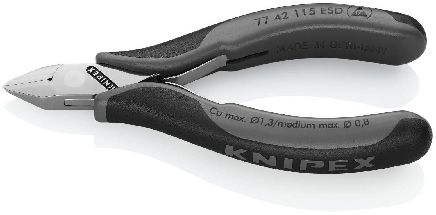 Knipex 77 42 115 Electronics Diagonal Cutters - Image 3