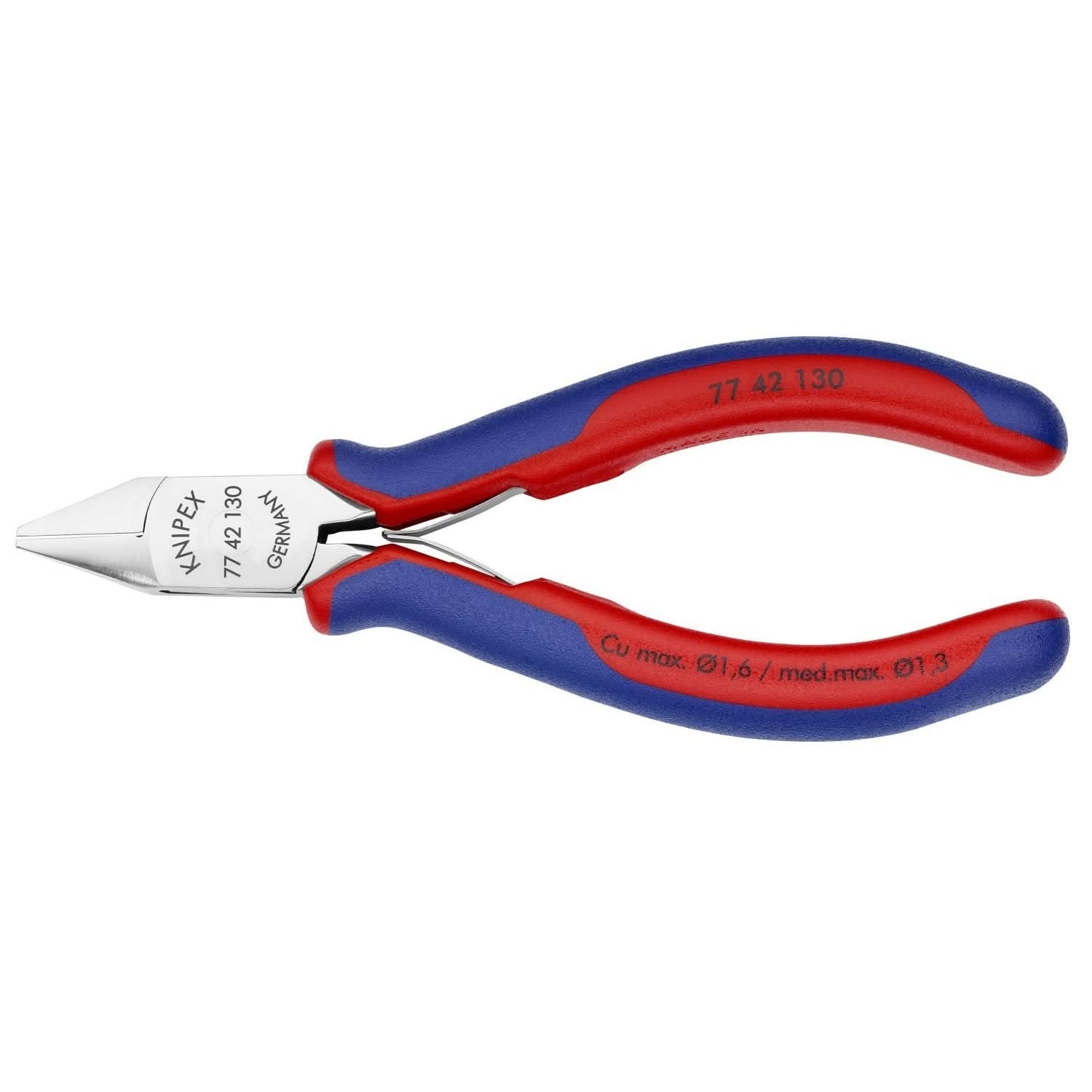 Knipex 77 42 130 Electronics Diagonal Cutters - Image 1